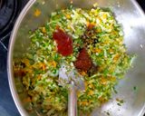 A picture of step 3 of Veg. Chowmin Samosa.