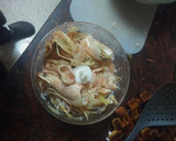 Foto del paso 6 de la receta: Albóndigas de sama, papas y langostinos con salsa