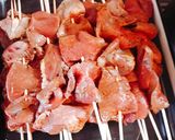 Foto del paso 5 de la receta: Anticucho de corazón con papa y Ocopa