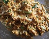 A picture of step 2 of Left over rice Lauki muthiya.