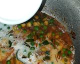 A picture of step 4 of Chifferi -continental dinner in my Desi videsi mix style.