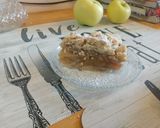 A picture of step 5 of Polish Apple Pie my way.