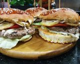 صورة لخطوة 14 من وصفة هبرغر عائلي 🍔🍔🍔🍔