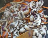 Tofu kerti zöldségekkel recept fázis 2 fotója