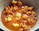 চিংড়ি ফুলকপির সবজি (chingri cauliflower sabji Recipe in Bengali) রেসিপি ধাপ - 3 ছবি