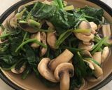 菠菜愛蘑菇的食譜步驟2照片