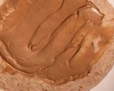 A picture of step 1 of Peanut Butter Banana Roll Up.
