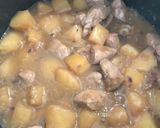 A picture of step 6 of Sweet and sour pork.