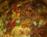 Foto langkah ke 6 dari resep Telor Mata Sapi bumbu Petis Simple rasanya Mantap.