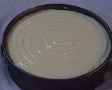 A picture of step 4 of Peek a Boo “Baked Gulab Jamun cheese cake”:.