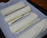 Foto del paso 7 de la receta: Rollitos de verduras a dos salsas