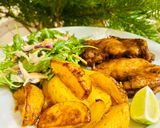 A picture of step 8 of Caribbean style Chicken with Vegetables.
