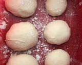 A picture of step 3 of Neapolitan pizza (including the dough).