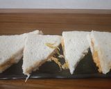 A picture of step 4 of Instant veg Mayonnaise bread sandwich.
