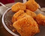 Foto langkah ke 15 dari resep Ide Usaha Rumahan, Modal 10 ribu rupiah. Tahu Jeletot Crispy yang pedas dan gurih.