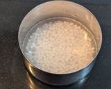 A picture of step 1 of Sabudana payasam.