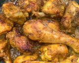 A picture of step 3 of Roasted Chicken with Grilled Veggies 😋.