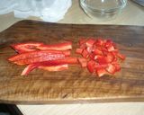 Mozaiksonka (borsos-olajbogyós) recept fázis 1 fotója