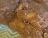 Foto del paso 7 de la receta: Corvina, Salmonetes y Langostinos con Salsa de Almendras y Cacahuetes