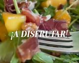 Foto del paso 7 de la receta: Ensalada de melocotón y jamón serrano