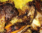 Foto del paso 5 de la receta: Asado de cerdo al horno con puré de batatas