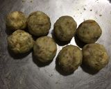 A picture of step 10 of Fish Momo with Fish Balls in Red Sauce.