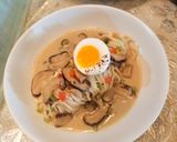 Foto langkah ke 6 dari resep Spaghetti Kari Jamur-Susu.