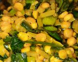 डाळ कांदापात भाजी (dal kandapat bhaji recipe in marathi) रेसिपी स्टेप 9 फोटो