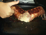 Pan de carne envuelto en panceta