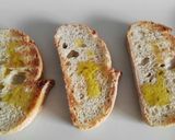 A picture of step 7 of Goat Cheese and Blood Sausage Toasts with Caramelized Onion.
