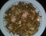 Foto del paso 5 de la receta Revuelto de habichuelas con j.cocido