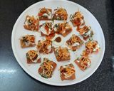 ब्रेड टोस्ट चाट (bread toast chaat recipe in Hindi) रेसिपी चरण 6 फोटो