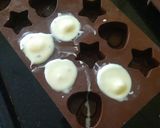 A picture of step 3 of Rasmalai Chocolate.