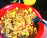 A picture of step 6 of Achari Curry Maggi.