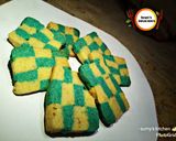 A picture of step 5 of Checkerboard cookies.