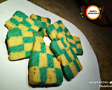A picture of step 5 of Checkerboard cookies.