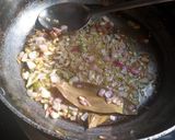 A picture of step 1 of Haldi ki sabzi.