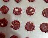 Cara Membuat 739 Red Velvet Almond Cookies 4