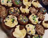 A picture of step 7 of Soft and Moist Amazing Vanilla Cupcakes.