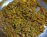 A picture of step 2 of Masala Moong.