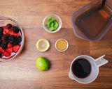 Gyümölcsös zöldtea leves recept fázis 1 fotója