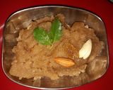 A picture of step 5 of Wheat flour Halwa (sheera).