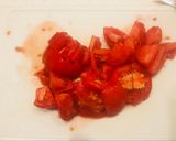 Foto del paso 2 de la receta: Crema de tomates y berenjenas en leche de coco (vegano)