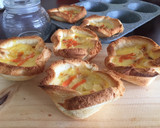 Foto langkah ke 9 dari resep Simple Quiche ala Roti Tawar.