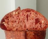 Foto langkah ke 27 dari resep Angkak Wijen Chili Flakes Cheese Sourdough Bread (Open Bake Method).