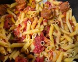 Une image de l'étape 2 de Pâtes chorizo et poivrons au Cookeo infinity 😃.