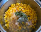 A picture of step 2 of Sweet Corn Bhel.