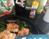 Foto del paso 1 de la receta: Salmón asado en cama de espinacas y verduras asadas