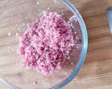 A picture of step 5 of Beetroot Coconut Laddu.
