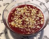 Une image de l'étape 8 de Compote de pêches de vigne au concentré de fruits et amandes.